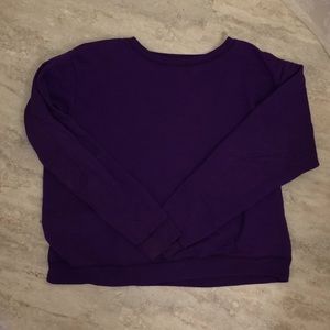 Purple sweater